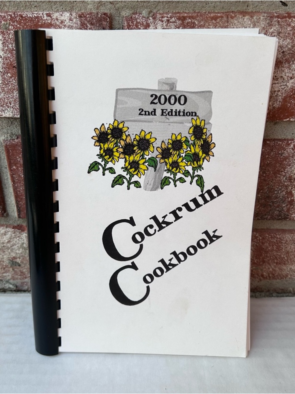 Cockrum Cookbook Vintage 2000 2nd Edition Community Family Recipes Spiral